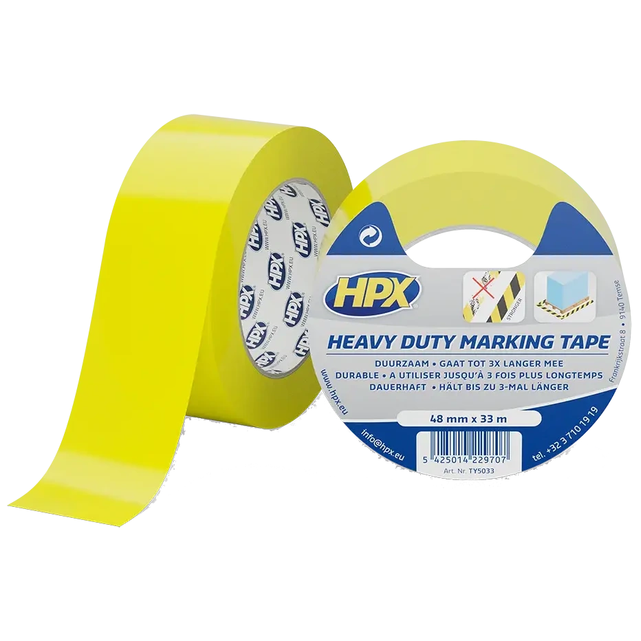Стрічка для розмітки · HPX TY5033 HEAVY DUTY 48мм х 33м