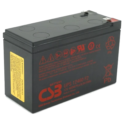 Свинцево-кислотна акумуляторна батарея · CSB UPS12460F2 9А•г 12В