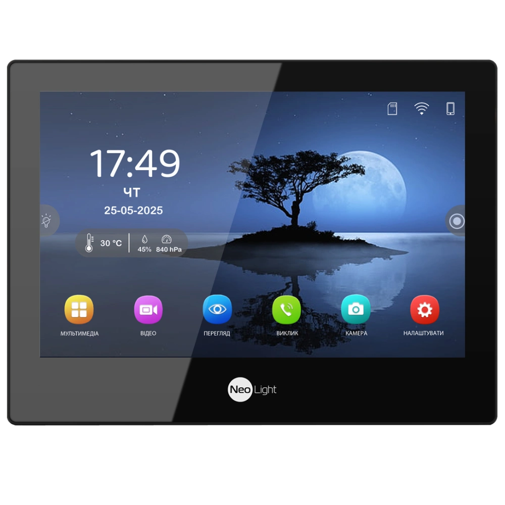 Відеодомофон · Neolight ALPHA Hybrid black