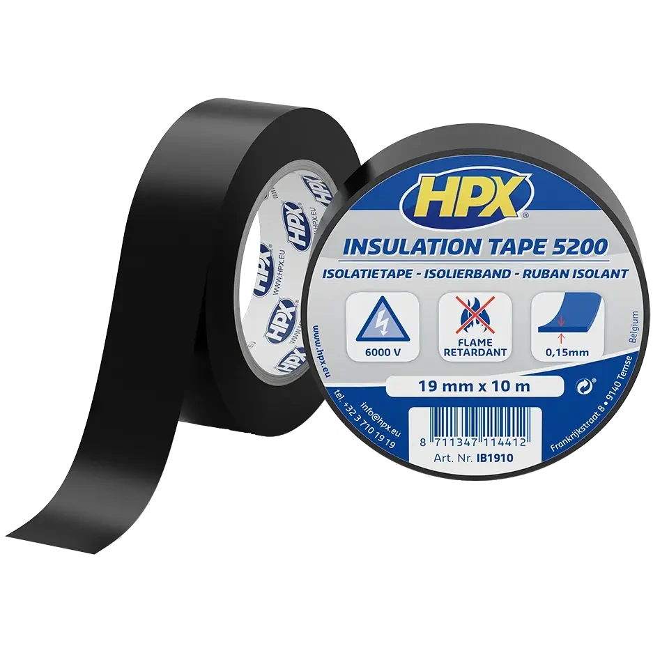 Стрічка ПВХ ізоляційна · HPX IB1910 HPX5200 19мм х 10м
