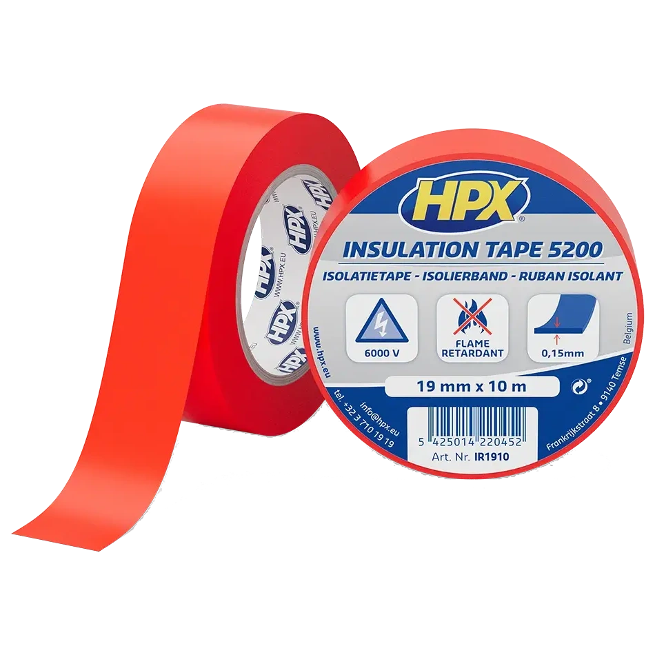 Стрічка ПВХ ізоляційна · HPX IR1910 HPX5200 19мм х 10м