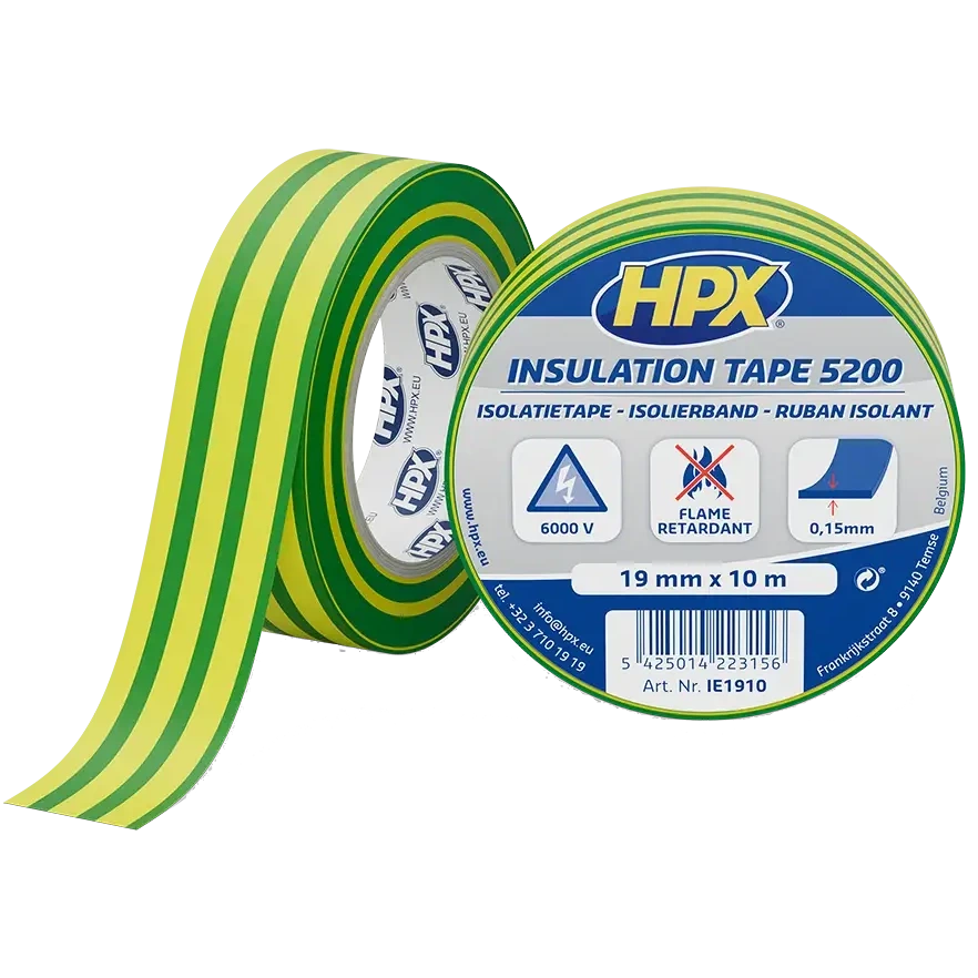 Стрічка ПВХ ізоляційна · HPX IE1910 HPX5200 19мм х 10м