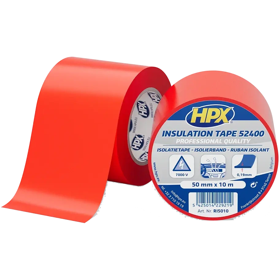 Стрічка ПВХ ізоляційна · HPX RI5010 52400 50мм x 10м