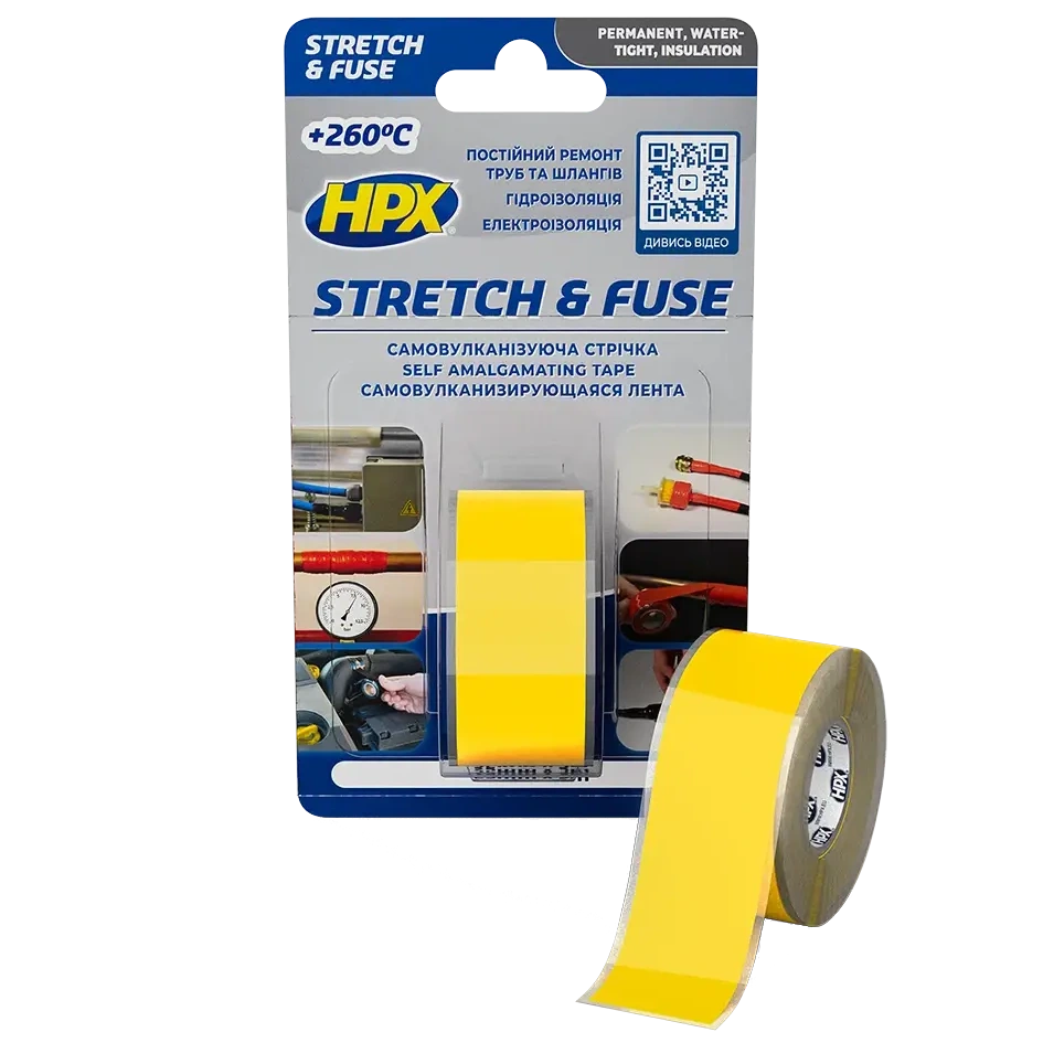 Стрічка силіконова вулканізуюча · HPX SG2503 Stretch&Fuse 25мм х 3м