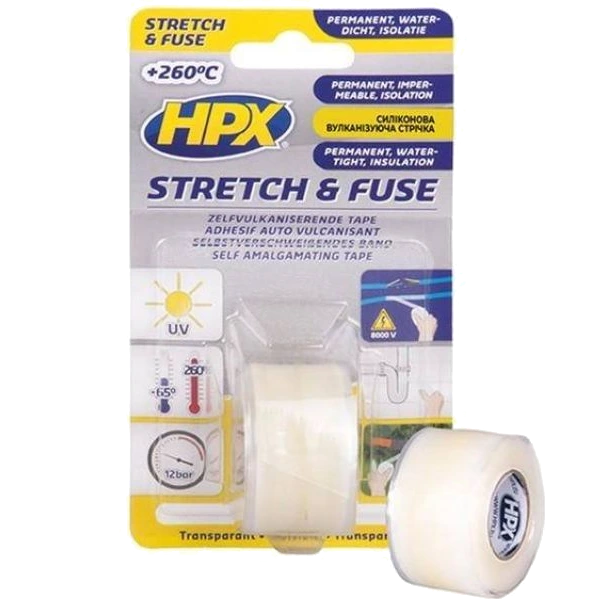 Стрічка силіконова вулканізуюча · HPX SI2580 Stretch&Fuse 25мм х 1.8м