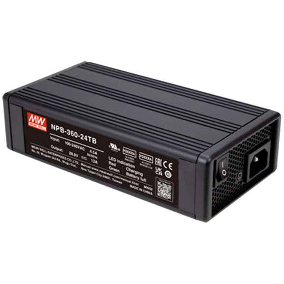 Зарядний пристрій · Mean Well NPB-360-24TB