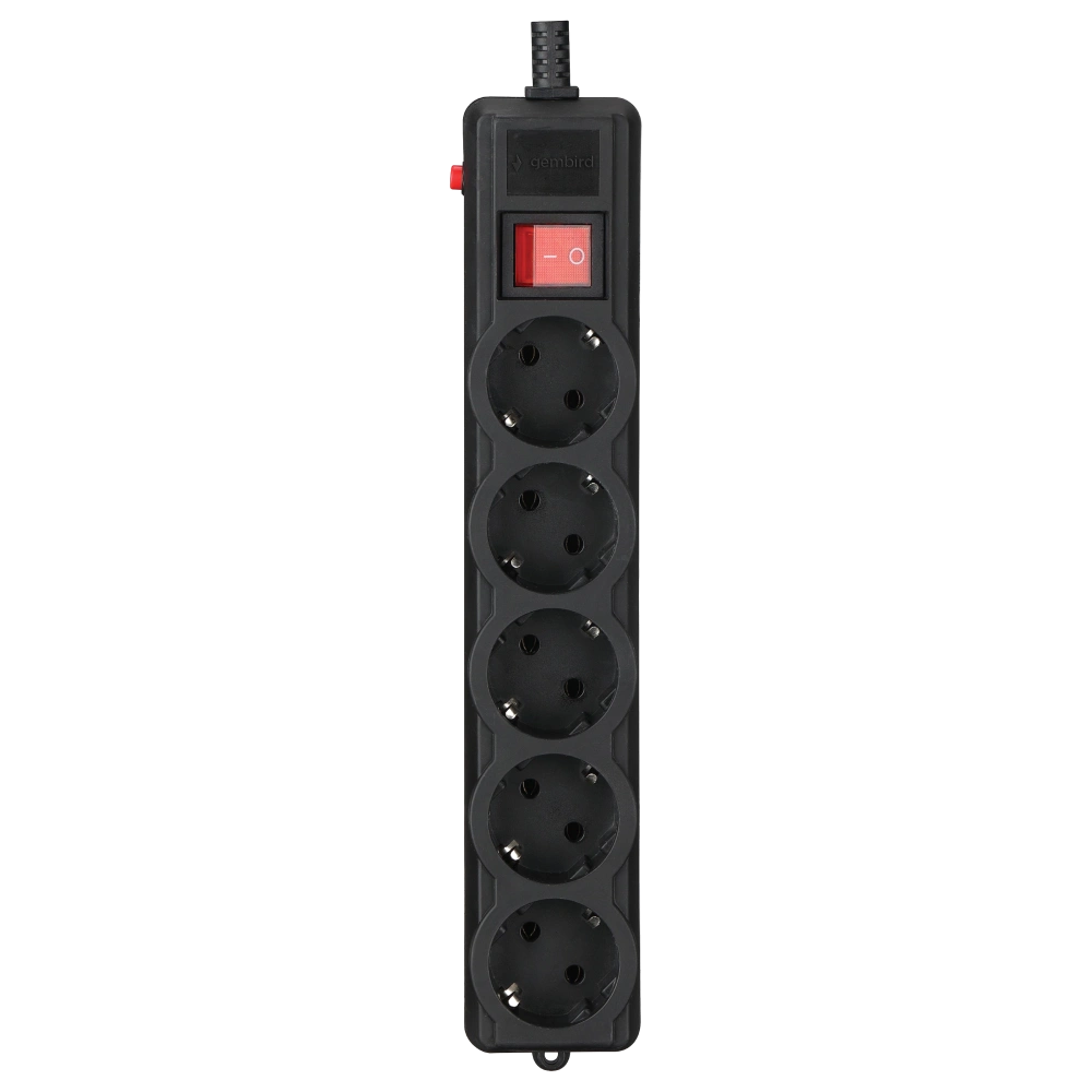 Мережевий фільтр · Gembird SPG5-G-15B-PRO 4.5 м кабель 5 розеток