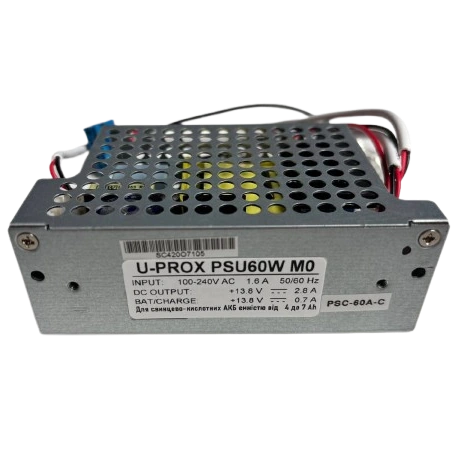 Блок живлення U-PROX · PSU60W 14В 2.8А M0 kit з функцією UPS