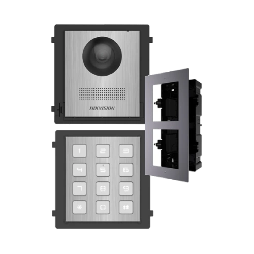 Комплект модулів Hikvision · DS-KD8003-IME1NS + DS-KD-ACF2/Plastic + DS-KD-KP/S