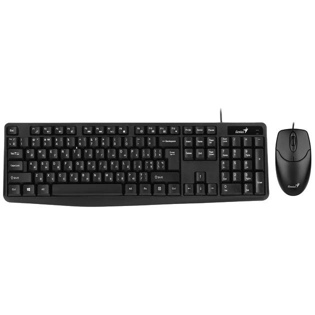 Комплект (клавіатура + миша) · Genius KM-170 Black Ukr (31330006409)
