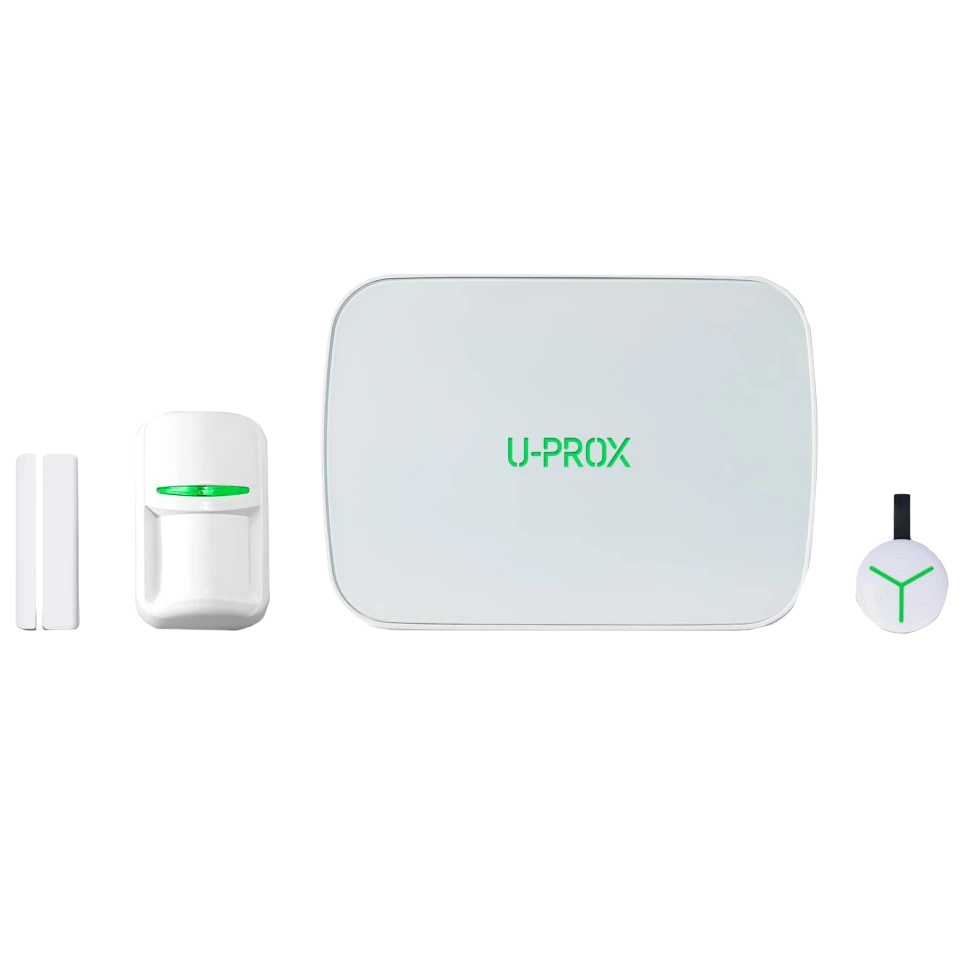Комплект бездротової охоронної сигналізації · U-Prox MPX G KF kit White