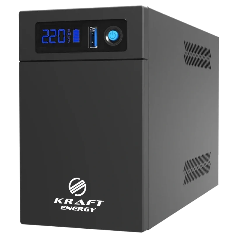 Джерело безперебійного живлення · Kraft KRF-1200VA/720W(LED) LiFePO4 UPS