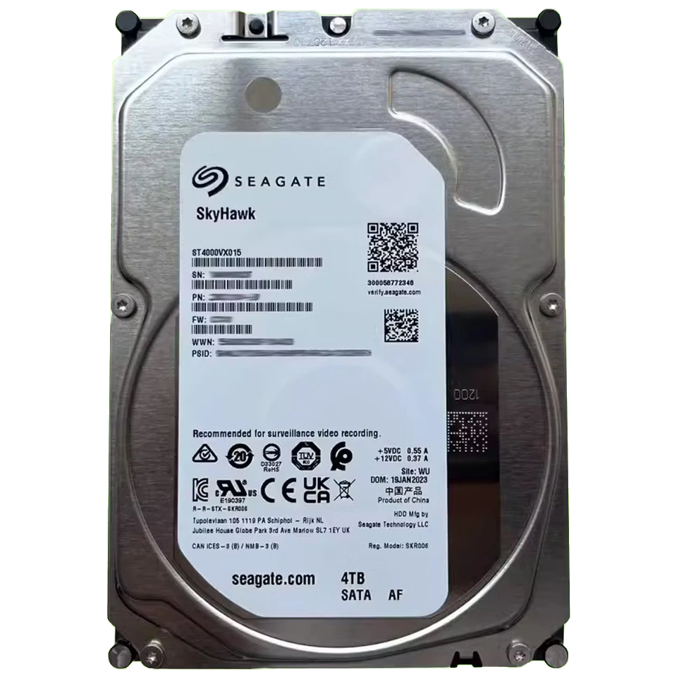 Жорсткий диск внутрішній · SEAGATE SkyHawk ST4000VX015 4Тб