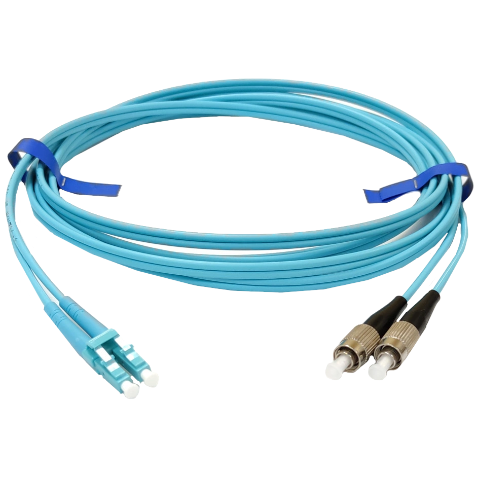 Патчкорд оптичний · CMS FC/UPC-LC/UPC MM (OM3) 3м Duplex Slim