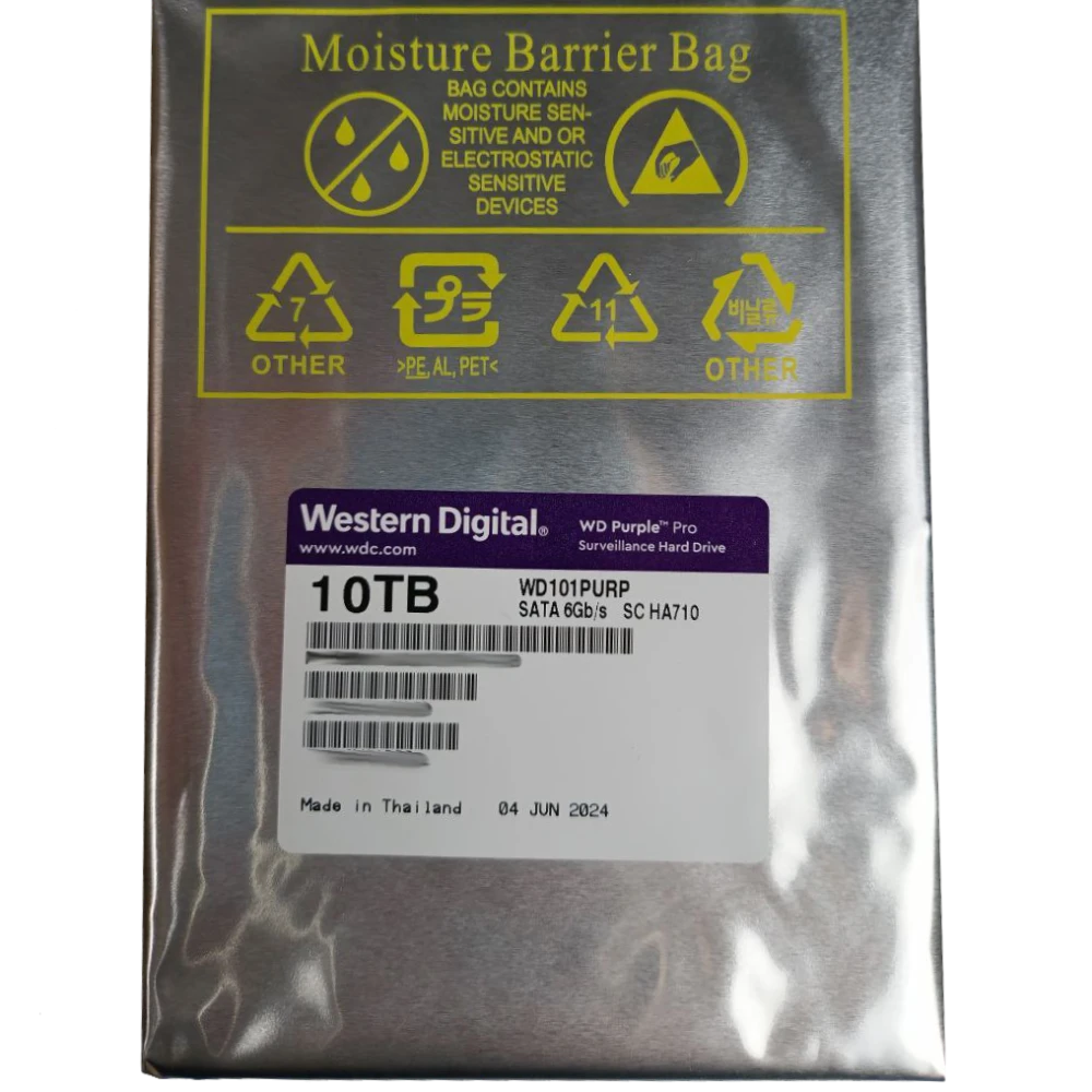 Жорсткий диск внутрішній · Western Digital Purple Pro WD101PURP 10Тб