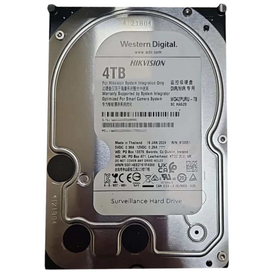 Жорсткий диск внутрішній · Western Digital WD42PURU-78 4Тб