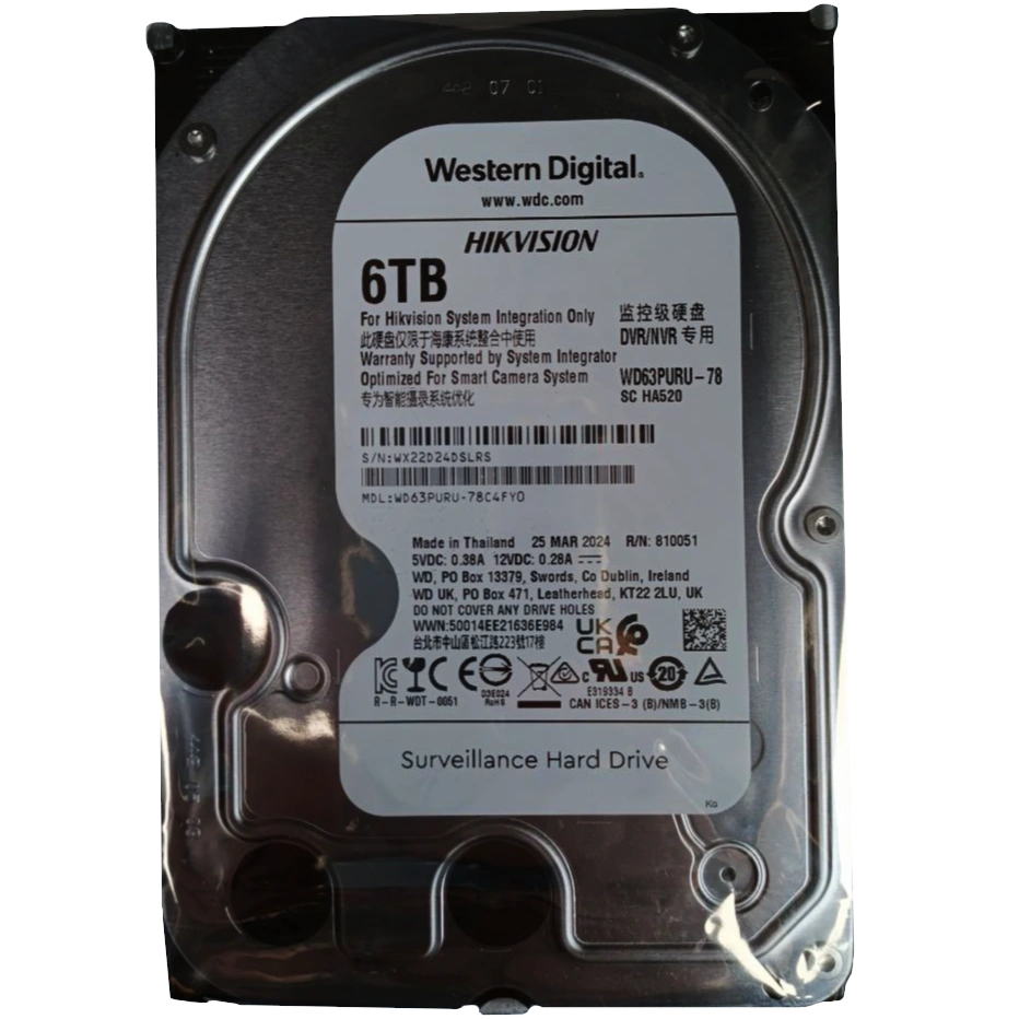 Жорсткий диск внутрішній · Western Digital WD63PURU-78 6Тб