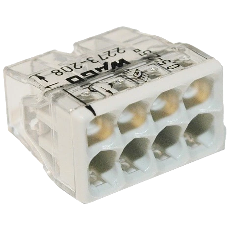 Клема · Wago COMPACT 2273-208 8 -дротова 0.5-2.5мм2