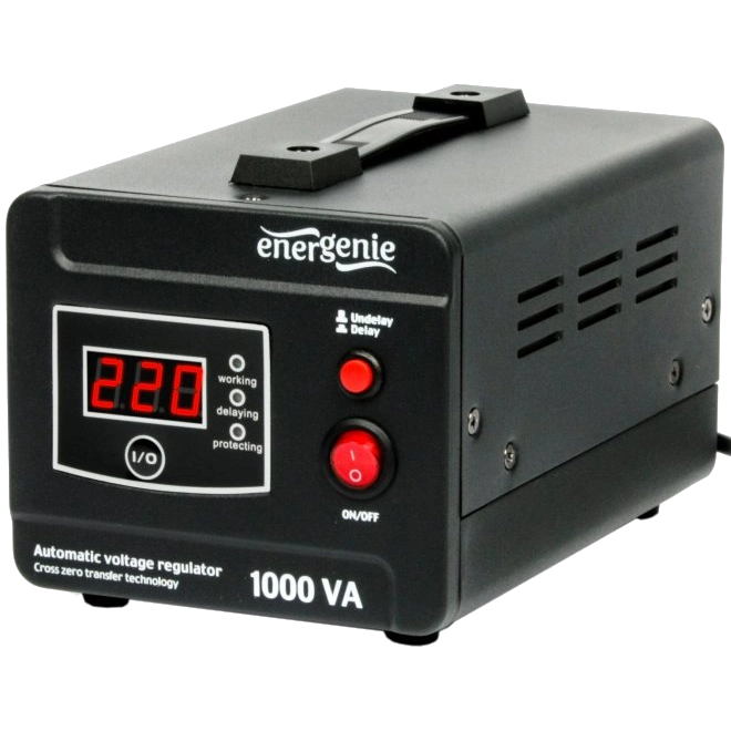 Автоматичний регулятор · EnerGenie EG-AVR-D1000-01 1000ВА