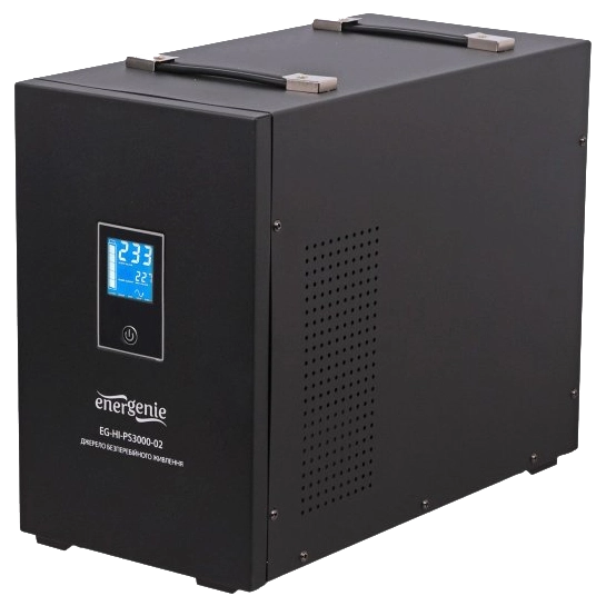 Джерело безперебійного живлення під акумулятор · EnerGenie EG-HI-PS3000-02 3000ВА чиста синусоїда