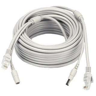 Патчкорд комбінований · RJ-45 + DC 5м