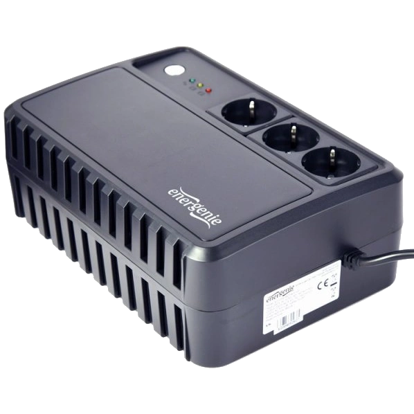 Джерело безперебійного живлення · EnerGenie EG-UPS-3SDT800-01 800ВA апроксимована синусоїда