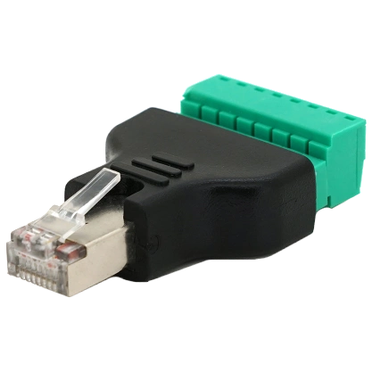 Роз'єм · RJ-45(M) (8 контактів) з клемами під кабель