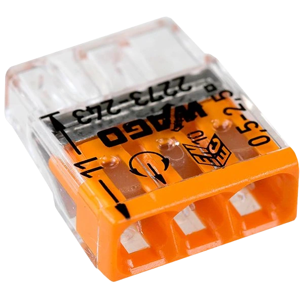 Клема · WAGO COMPACT 2273-243 3х2,5 (з пастою)
