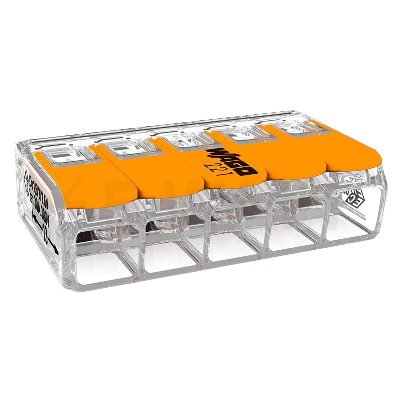 Клема · Wago COMPACT 221-615 5-дротова 0,5-6мм2