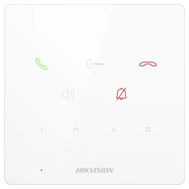 Аудіодомофон IP мережевий POE · Hikvision DS-KH6000-E1/White