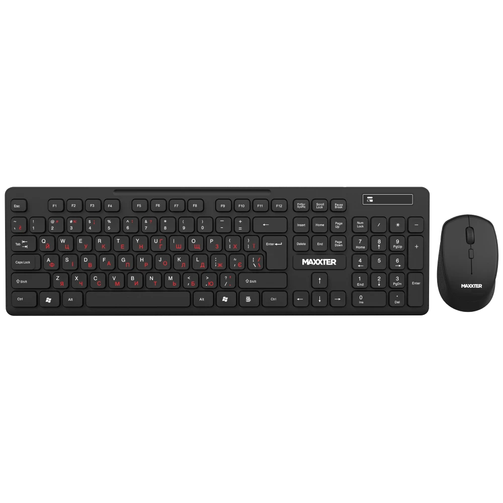 Бездротовий комплект · Maxxter KMS-WCM-02B-UA