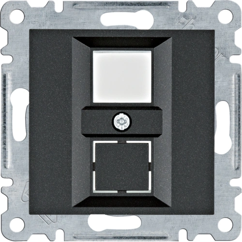 Панель Hager Lumina WL2323 · подвійна для RJ12/RJ45