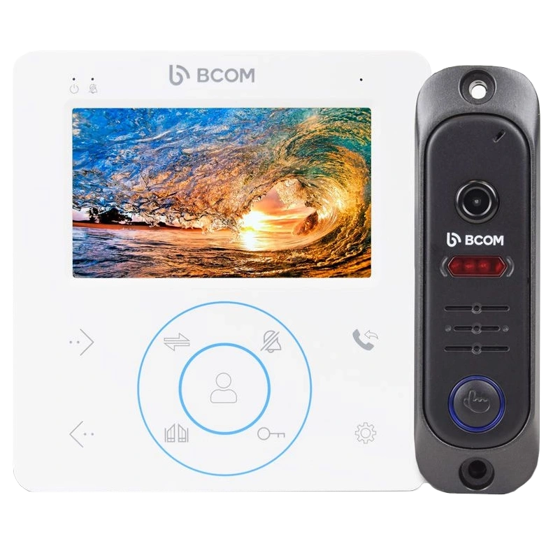 Комплект відеодомофона · BCOM BD-480 White Kit