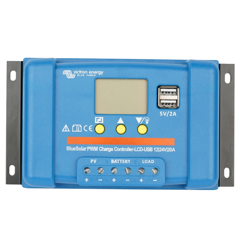 Контролер заряду · Victron Energy BlueSolar PWM-LCD&USB 12/24-20