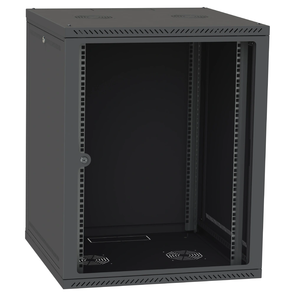 Шафа серверна · IPCOM СН-15U 600х450 скло RAL9005