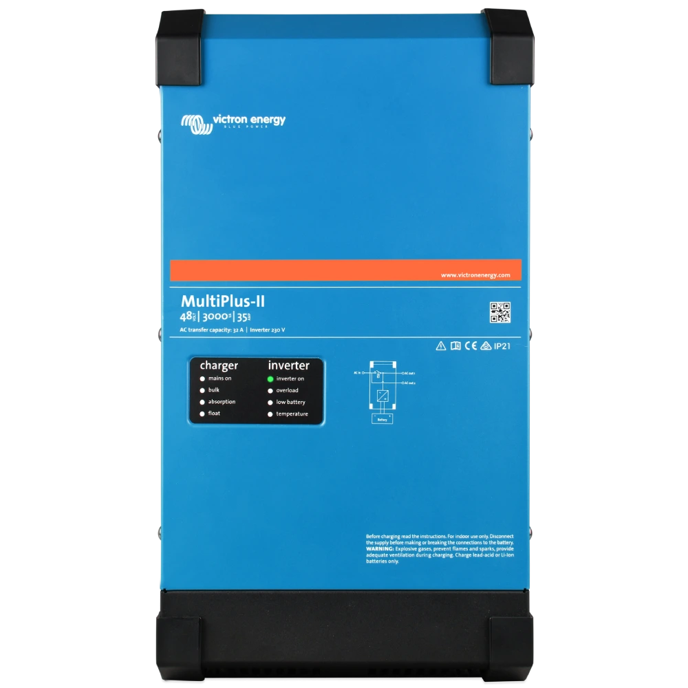 Інвертор · VictronEnergy MultiPlus-II 48/3000/35-32 однофазний чиста синусоїда