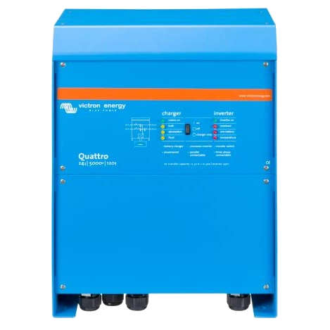 Інвертор · VictronEnergy Quattro 24/5000/120-100/100 однофазний чиста синусоїда
