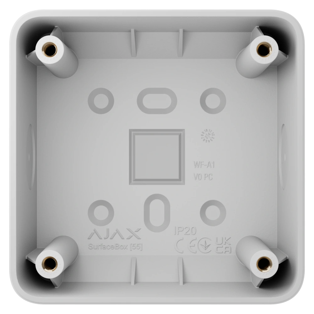 Монтажна коробка · Ajax SurfaceMounting box white