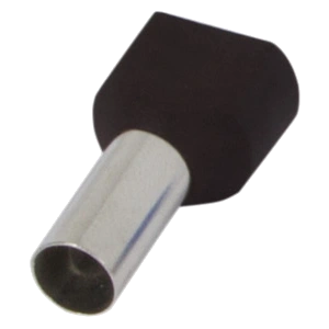 Ізольований накінечник · Enext e.terminal.stand.te.2.1.5.black 100 шт втулковий чорний