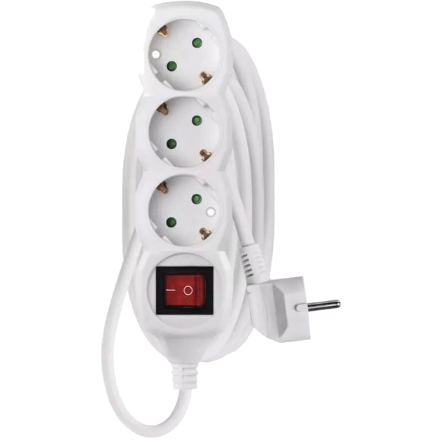 Мережевий подовжувач · EMOS P1321R 3 розетки 1.5 м