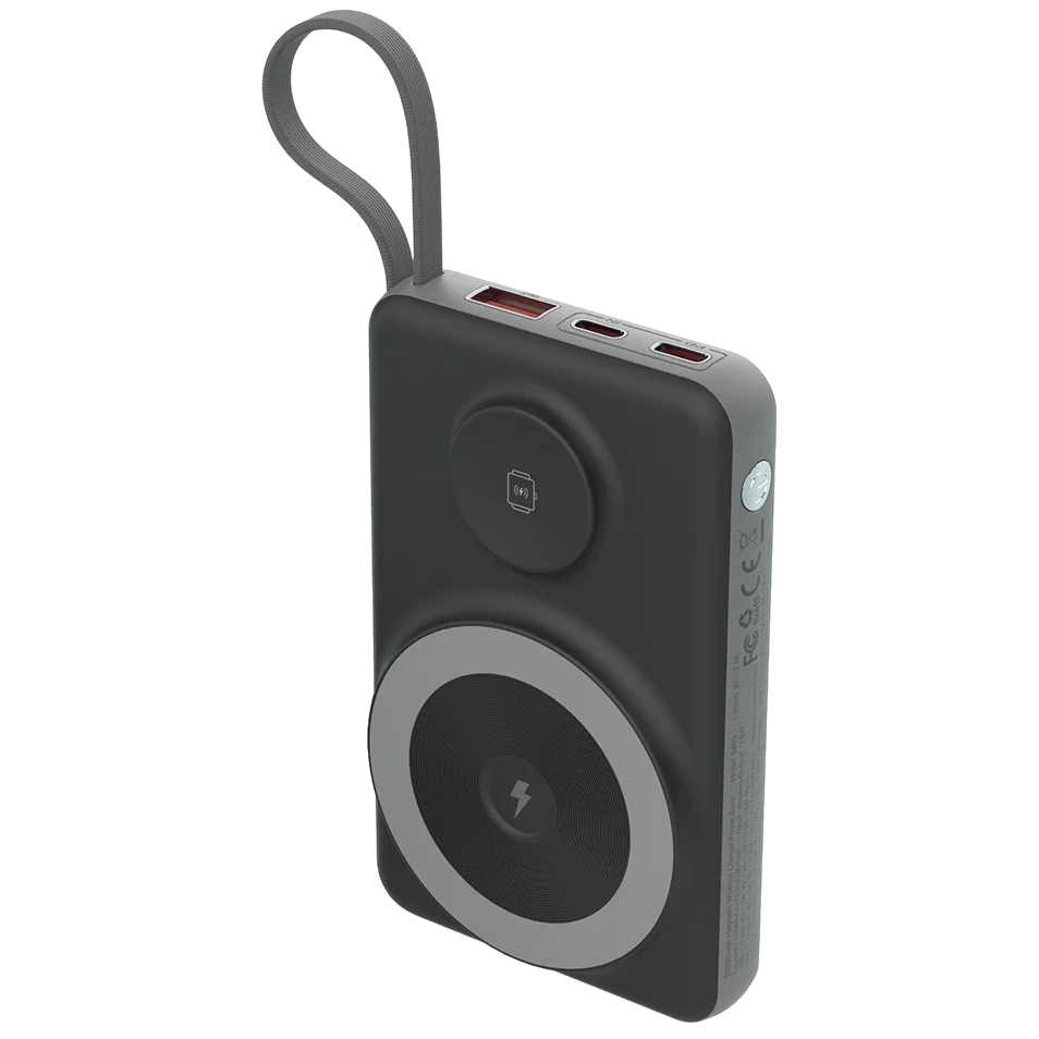 Повербанк · Choetech B695 10 000мА•г Black з магнітною зарядкою