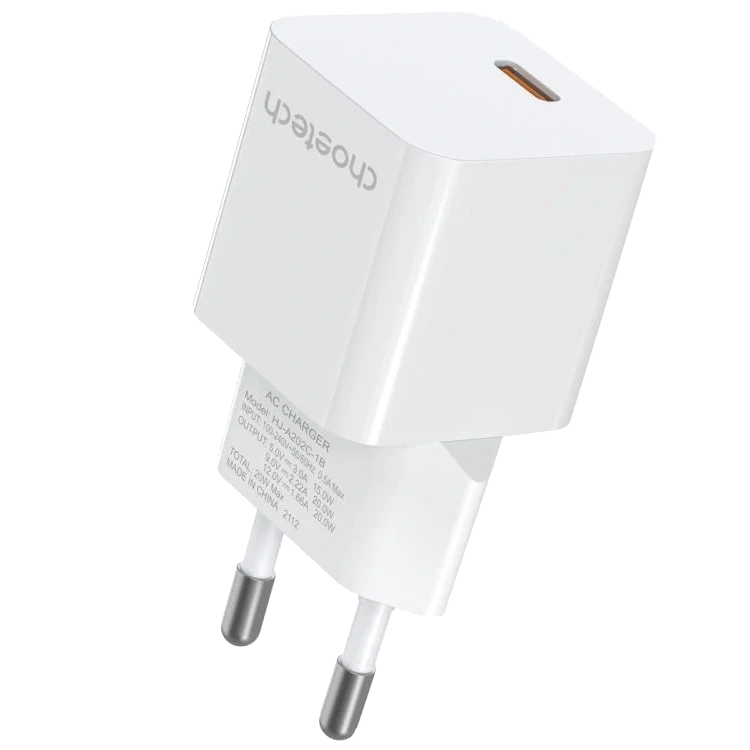 Адаптер · Choetech PD5010 mini White PD20W GAN USB-C