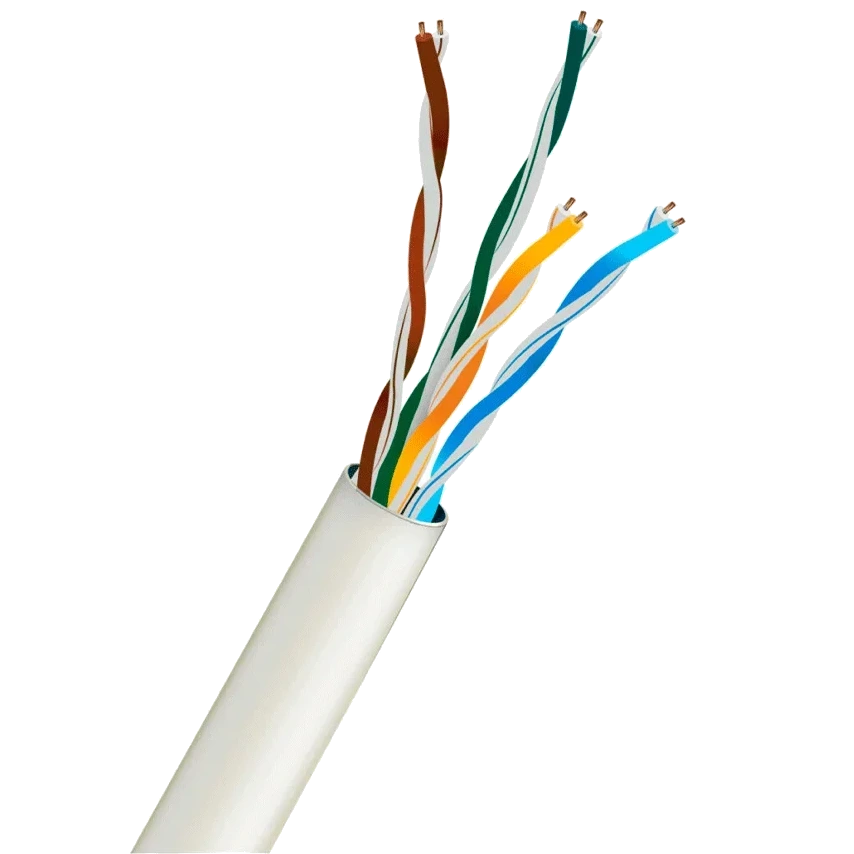 Кабель · KRAFT UTP CAT5E CU 0.5 mm PVC Indoor White (305м)