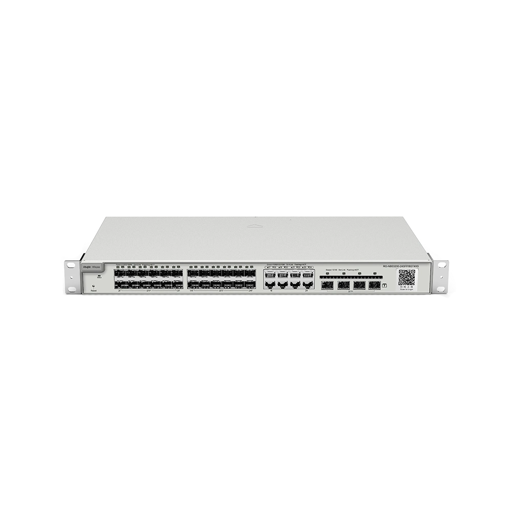 Комутатор 24 порти керований · Ruijie RG-NBS3200-24SFP/8GT4XS L2+ 10G