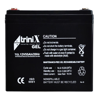 Акумулятор гелевий 55 А•г · Trinix 12В