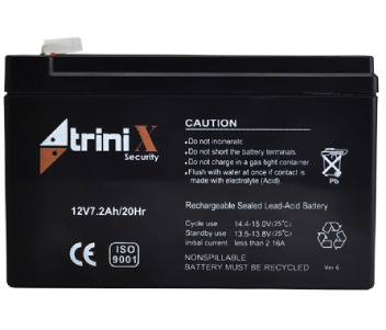 Акумуляторна батарея · TRINIX 12V7,2Ah/20Hr