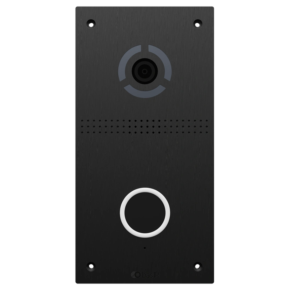 IP панель виклику з безконтактною кнопкою виклику · Bas-IP AV-05FD black
