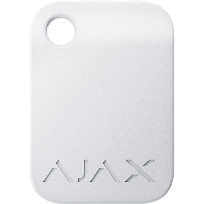 Безконтактний брелок управління · Ajax Tag white RFID (3pcs)