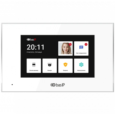 Відеодомофон · BAS-IP AQ-07LL (white)