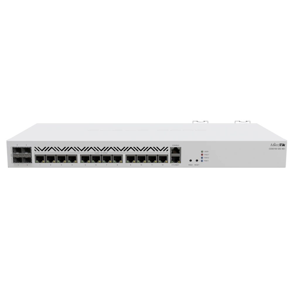 Маршрутизатор · MikroTik CCR2116-12G-4S+ 16-портовий